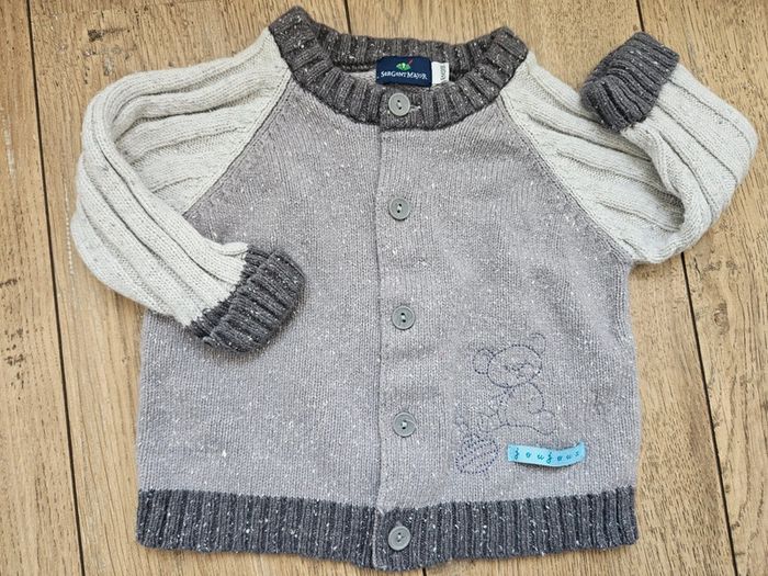 Gilet Sergent Major gris 6 mois - photo numéro 2