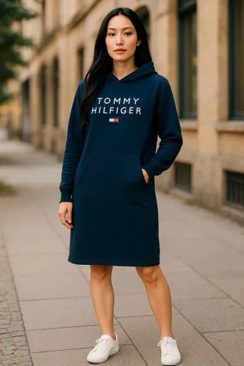 Robe sweat à capuche Tommy Hilfiger taille 12 ans neuve avec étiquette