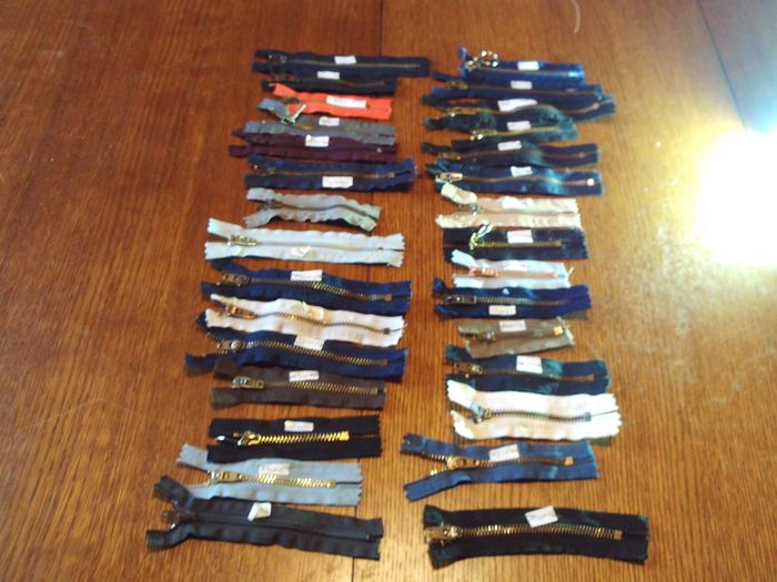 Lot fermetures éclaires