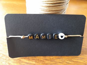 Bracelet prénom personnalisable