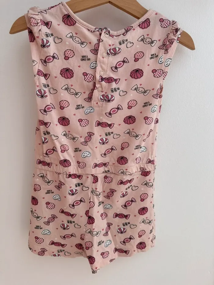 Combishort motif bonbons rose - photo numéro 3