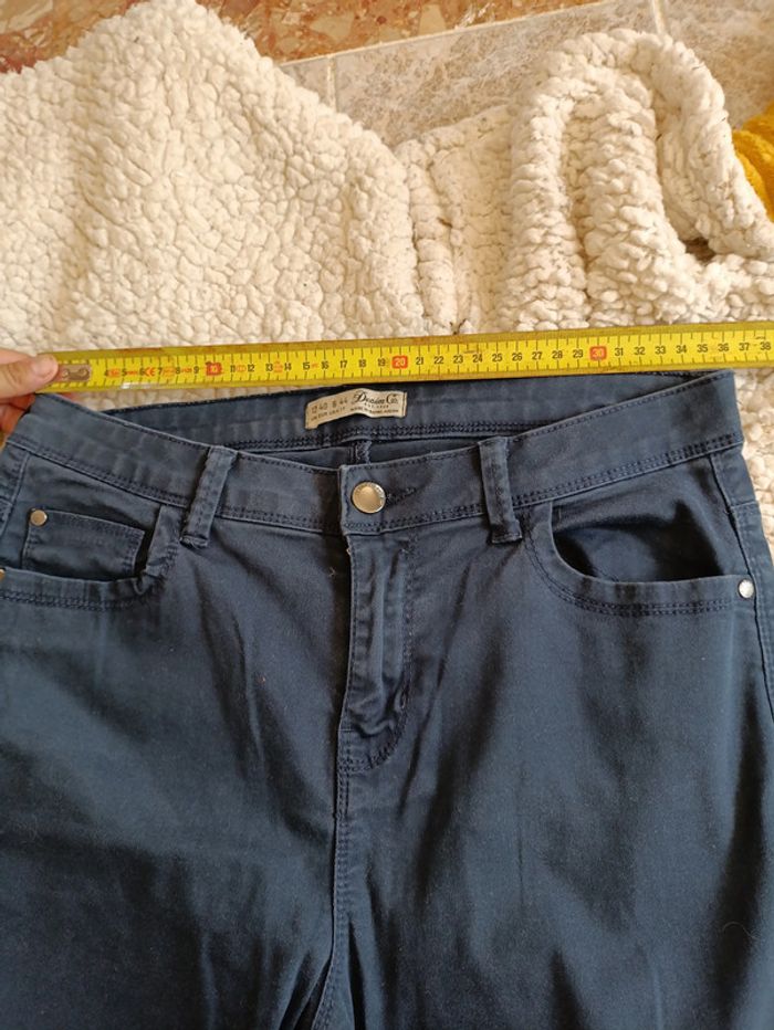 Denim Co. skinny bleu foncé – taille 40 – coton stretch - photo numéro 4