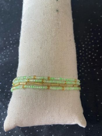 Bracelets verts pomme