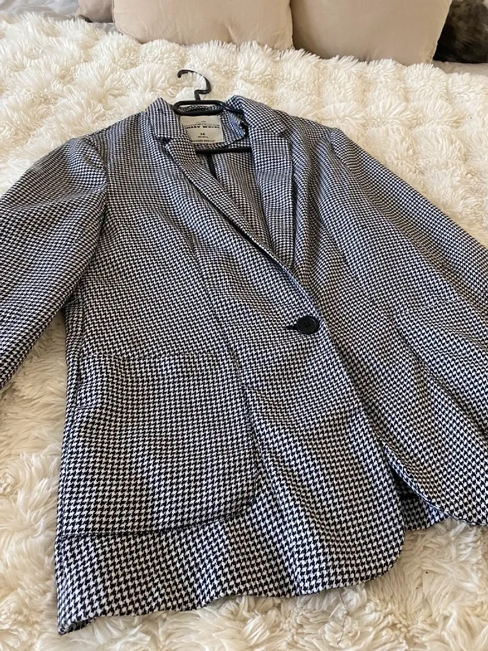 Blazer motif pied de poule taille 36 - photo numéro 3