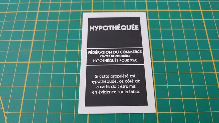 Propriété Centre de contrôle pièce détachée jeu de société Monopoly Star Wars épisode 1 #A81 - photo numéro 2