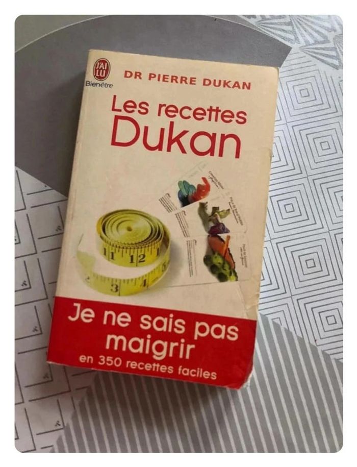 Livre - Les recettes Dukan « Je ne sais pas maigrir »