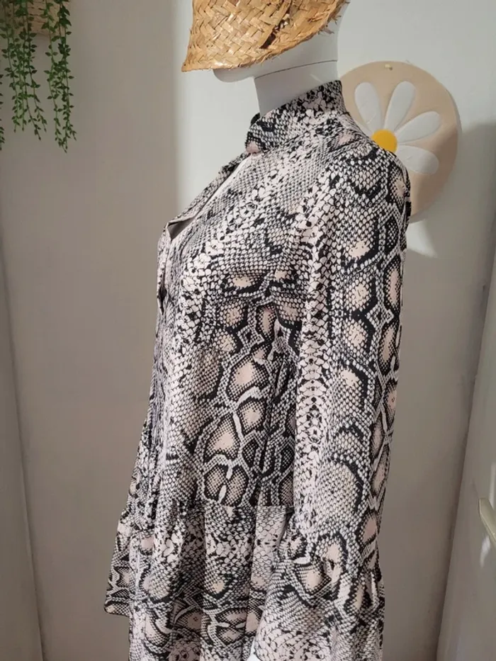 Robe tunique effet serpent - photo numéro 4