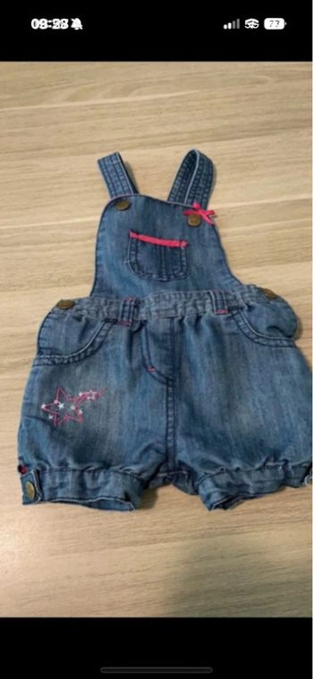 Salopette short