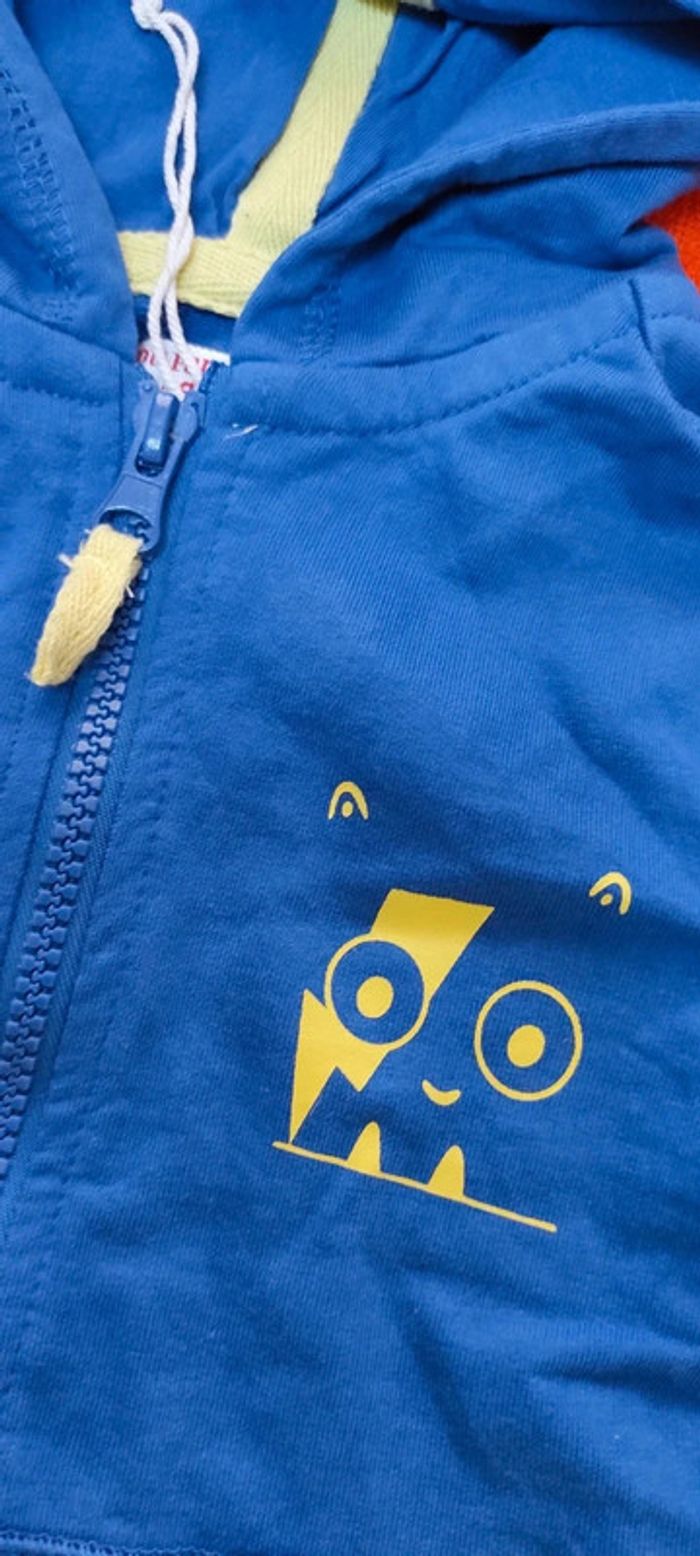 Gilet zippé Dpam 24 mois 92 cm - photo numéro 2