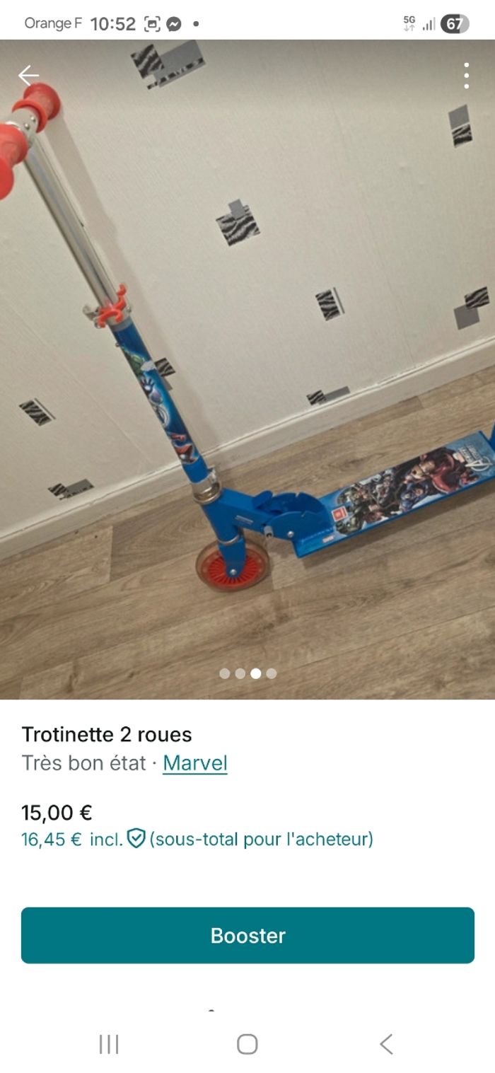 Trotinette 2 roues - photo numéro 3