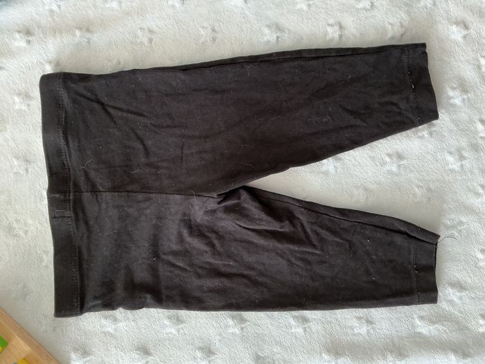 legging noir uni taille élastique 12 mois tissaia - photo numéro 6