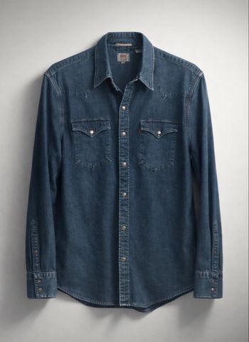 Chemise en jean Levi’s – Taille L (Large) – Coupe western
