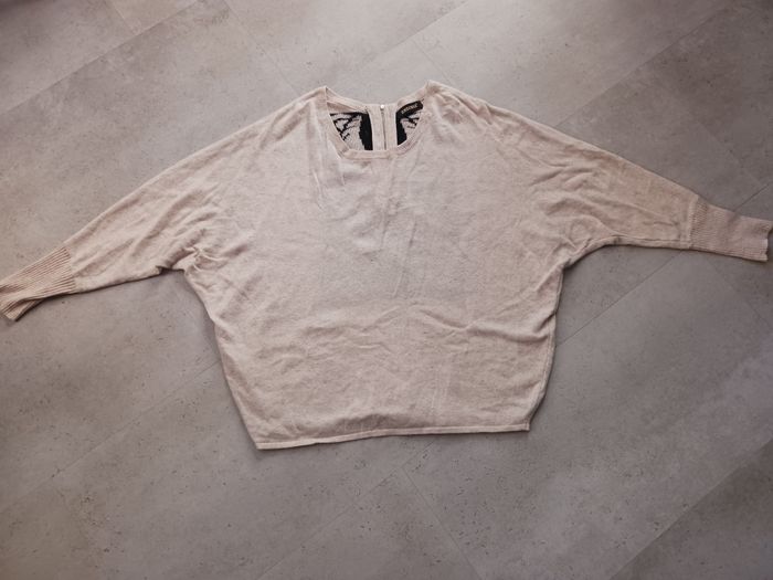 pull écru taille unique Enzoria avec strass