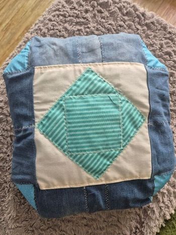 Coussin patchwork