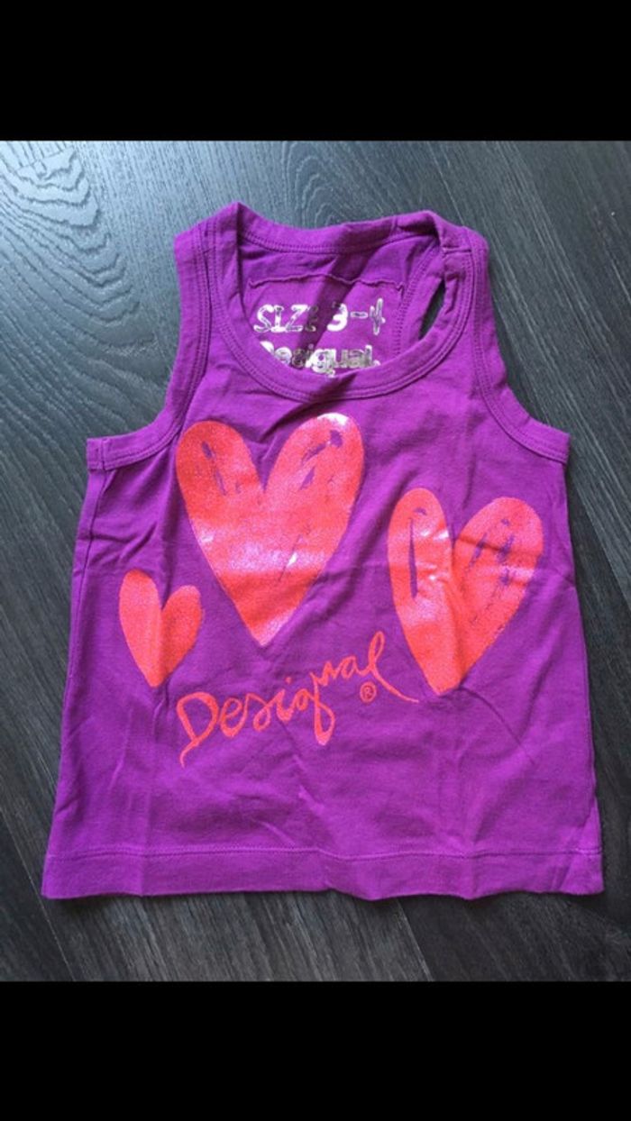 T-shirt desigual 3-4 ans