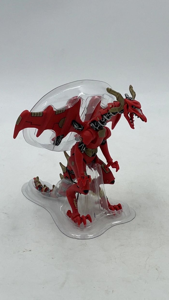 Figurine Dragon rouge et or Plastoy neuf