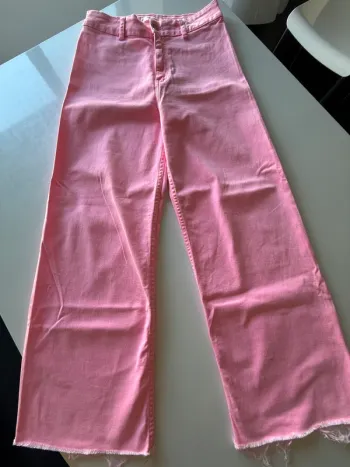 Jeans rose fluo promod