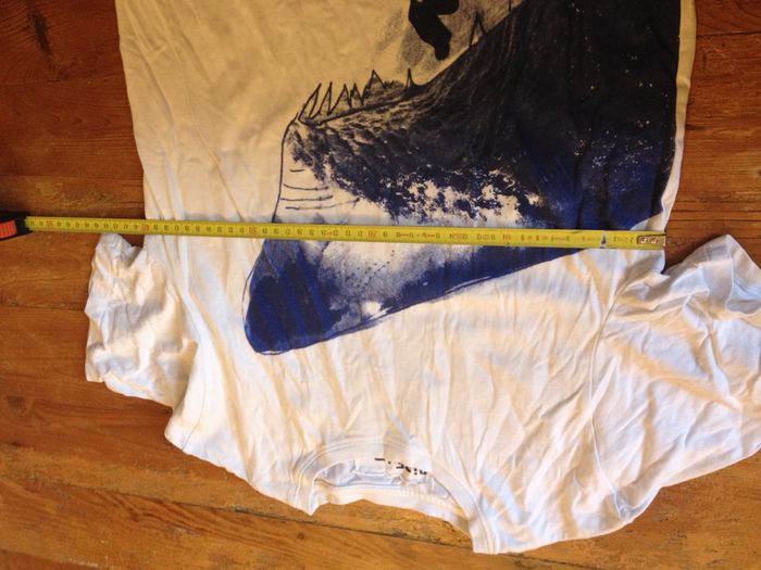 T shirt blanc motifs mer owk homme 38 100% coton - photo numéro 7