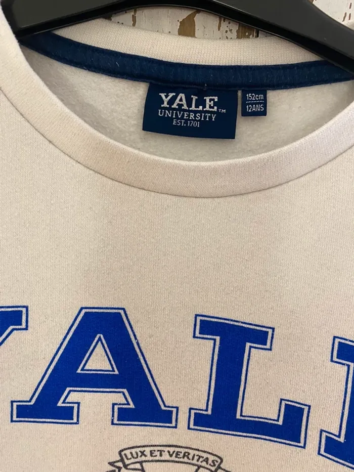 sweat Vertbaudet Yale University - Taille 12 ans - photo numéro 5