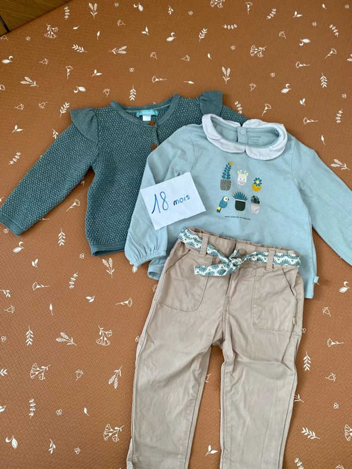 Ensemble pantalon gilet 18 mois