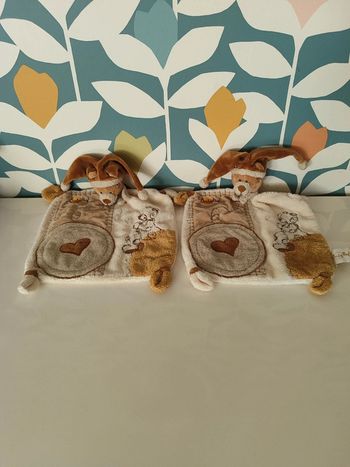 Doudou plat ourson nounours ours baby nat