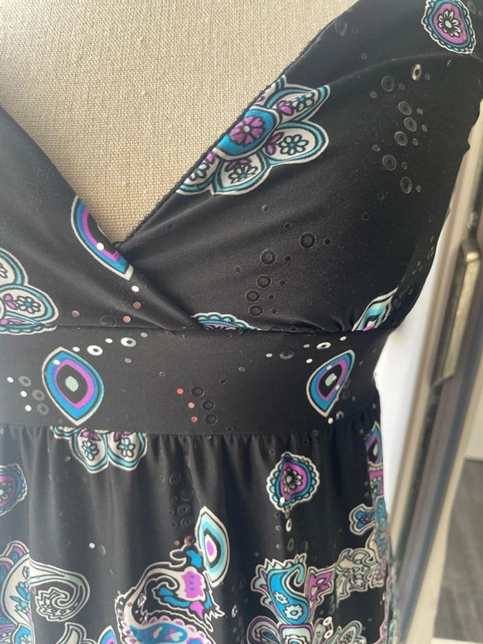 Robe à bretelles été taille 40 uk 12 - photo numéro 2
