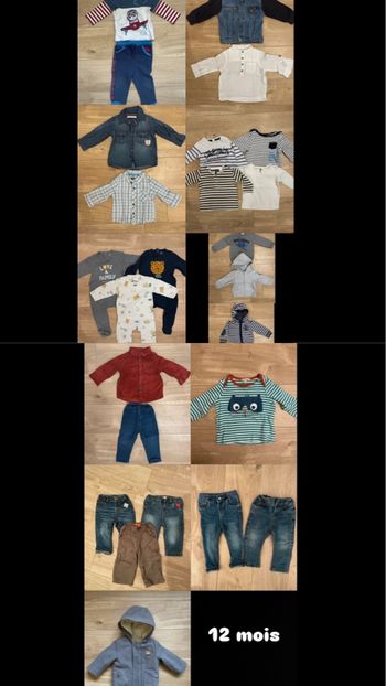 Lot vêtements garcon