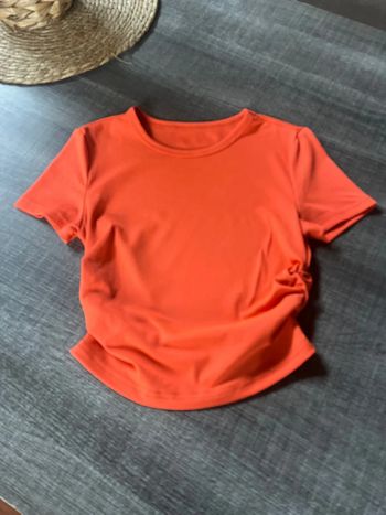 CROP, top Couleur, orange, taille XS