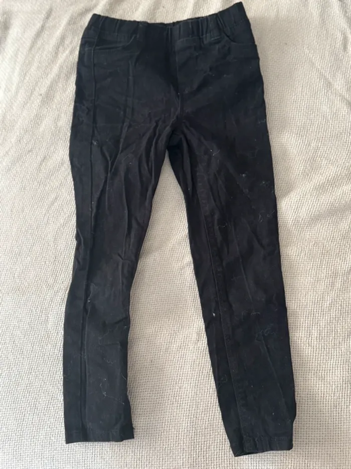 Pantalon slim noir