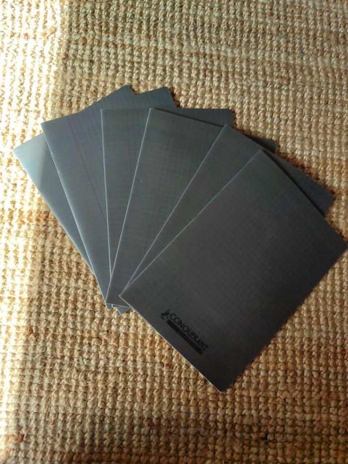 Lot de 6 cahiers 21x29,7