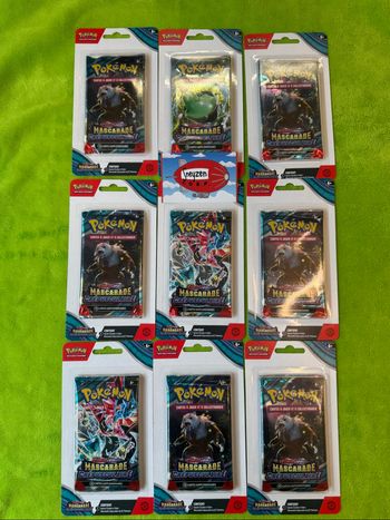 Lot de 9 Blisters Booster Mascarade Crépusculaire EV06 Neuf et Scellé
