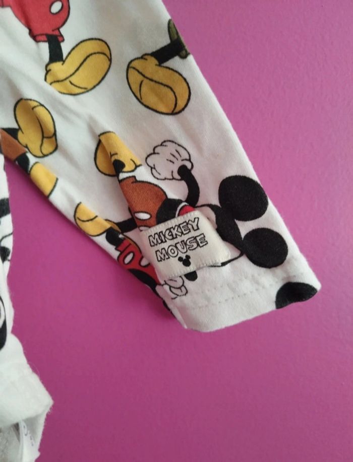 Body manches longues garçon mickey Disney taille 9/12 mois b1 - photo numéro 4
