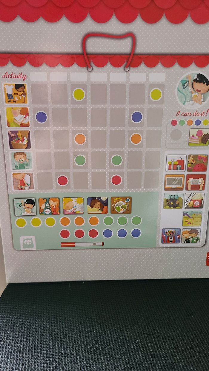 EUREKAKIDS Calendrier de récompenses magnétique - photo numéro 2