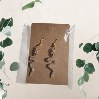 Boucles d'oreilles en alliage de zinc