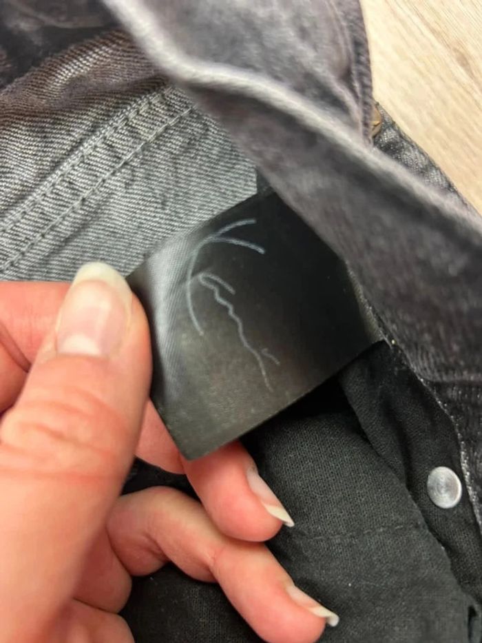 Jean Cargo Karl Kani Noir Vintage Logo Brodé Taille S - photo numéro 7