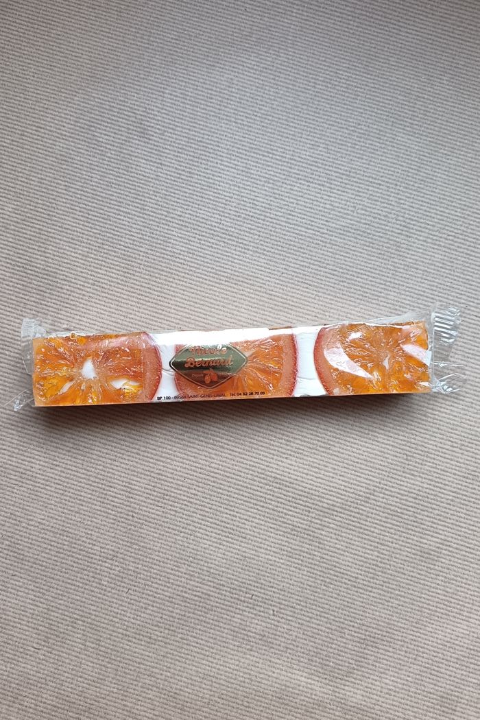 barre nougat tendre aux oranges confites Nicole Bernard NEUF - photo numéro 5