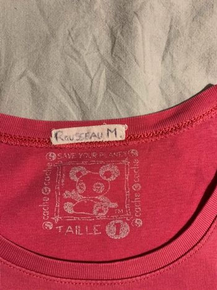 T-shirt imprimé femme XS taille 1 - photo numéro 2