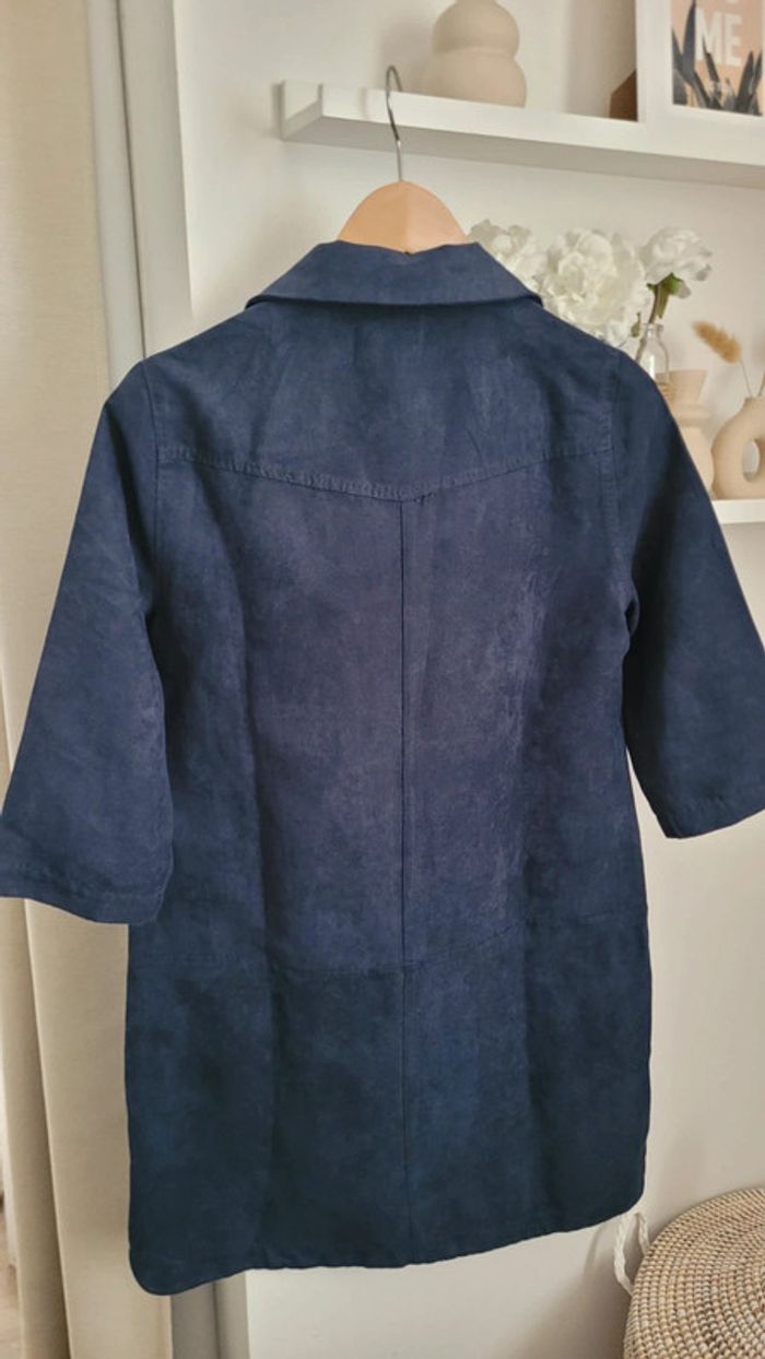 Robe courte Soft Grey aspect velours taille 40 - photo numéro 11