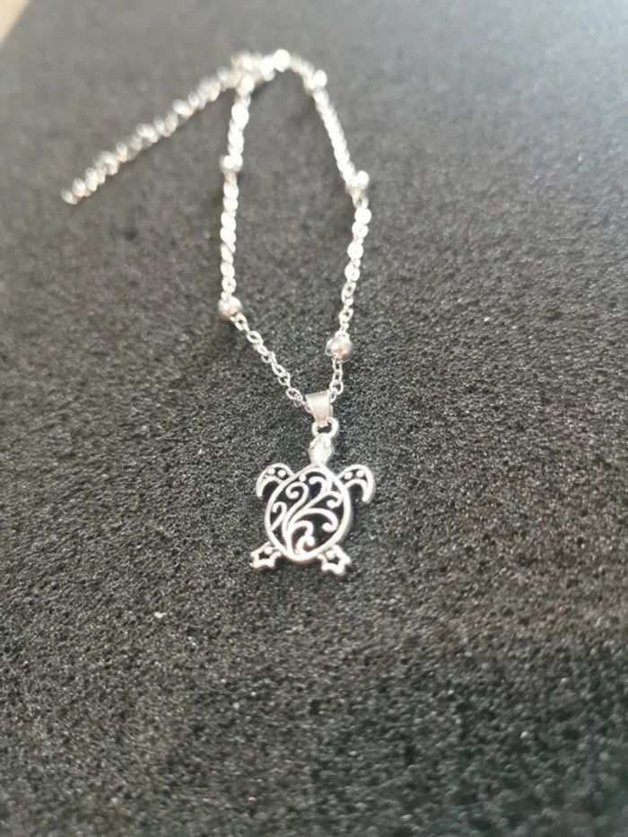 Bracelet de cheville femme tortue - photo numéro 2