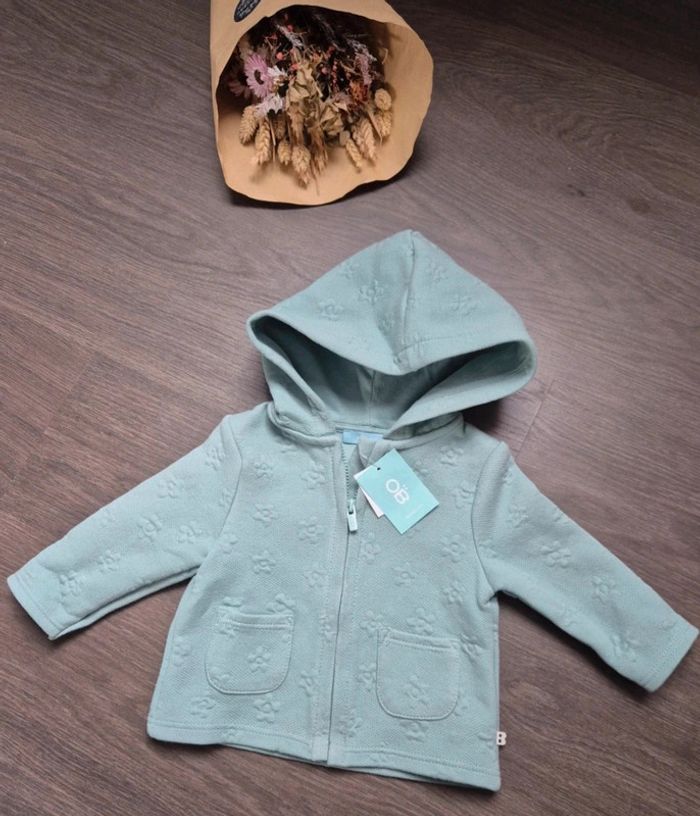 Magnifique veste/gilet obaïbi 6 mois neuve avec étiquette