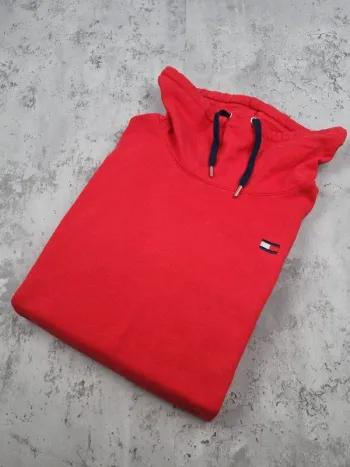 Sweat col roulé Tommy Hilfiger rouge L Hommes (mesures en photos)