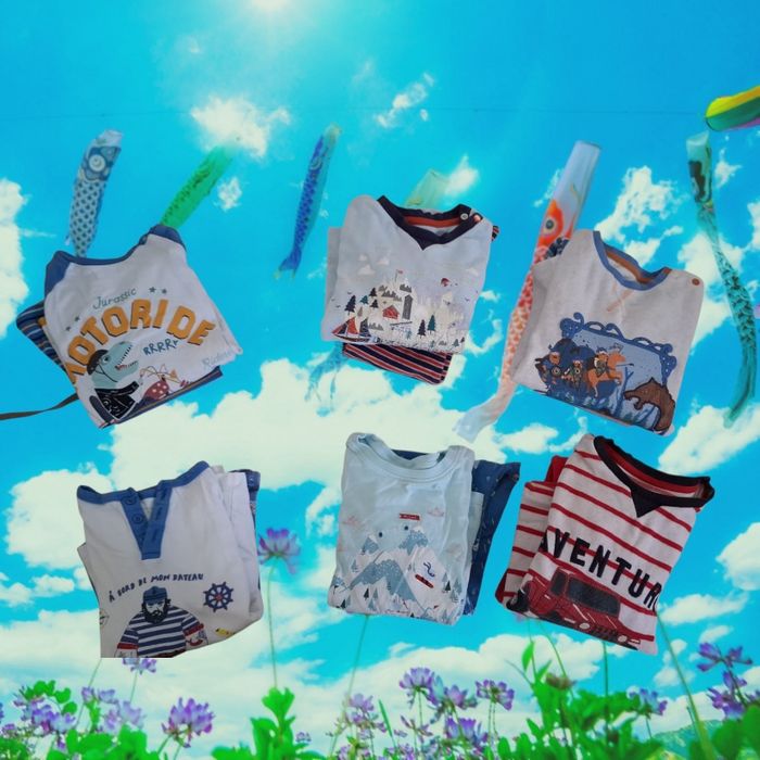 Lot de 6 pyjamas Sergent Major - Taille 5 ans garçon
