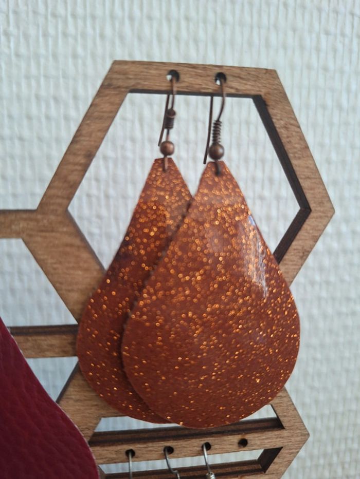 Boucles d'oreilles gouttes très légères