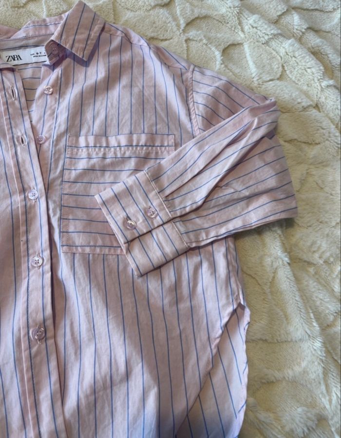 Chemise rose Zara fille - photo numéro 3