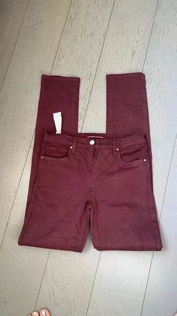 Pantalon comptoir des cotonniers T:36 Bordeaux goneto