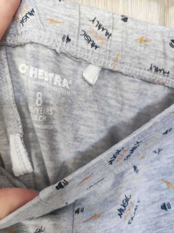 Pantalon legging gris music 8 ans Orchestra - photo numéro 3