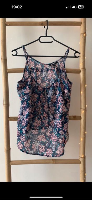 Top fluide à fleurs