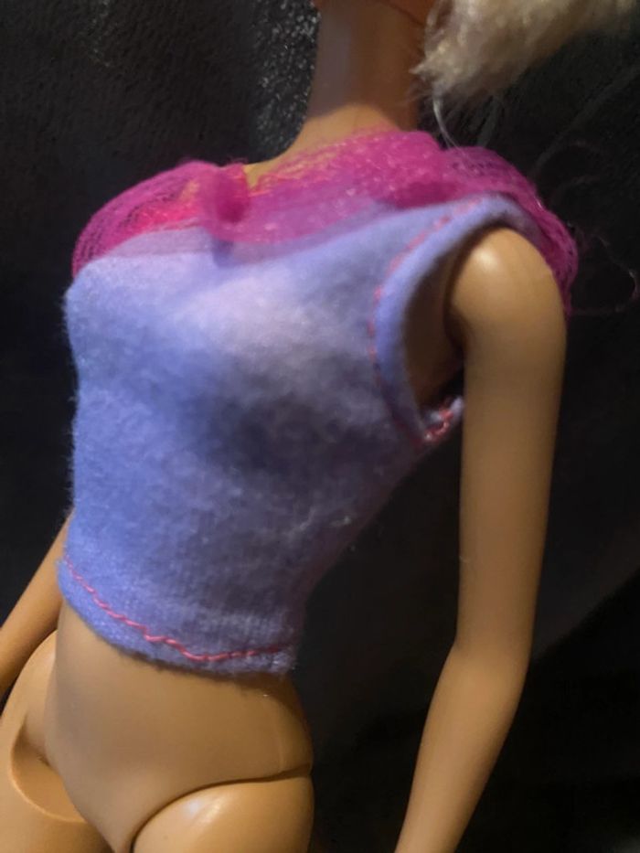 Haut mauve et rose barbie - photo numéro 4