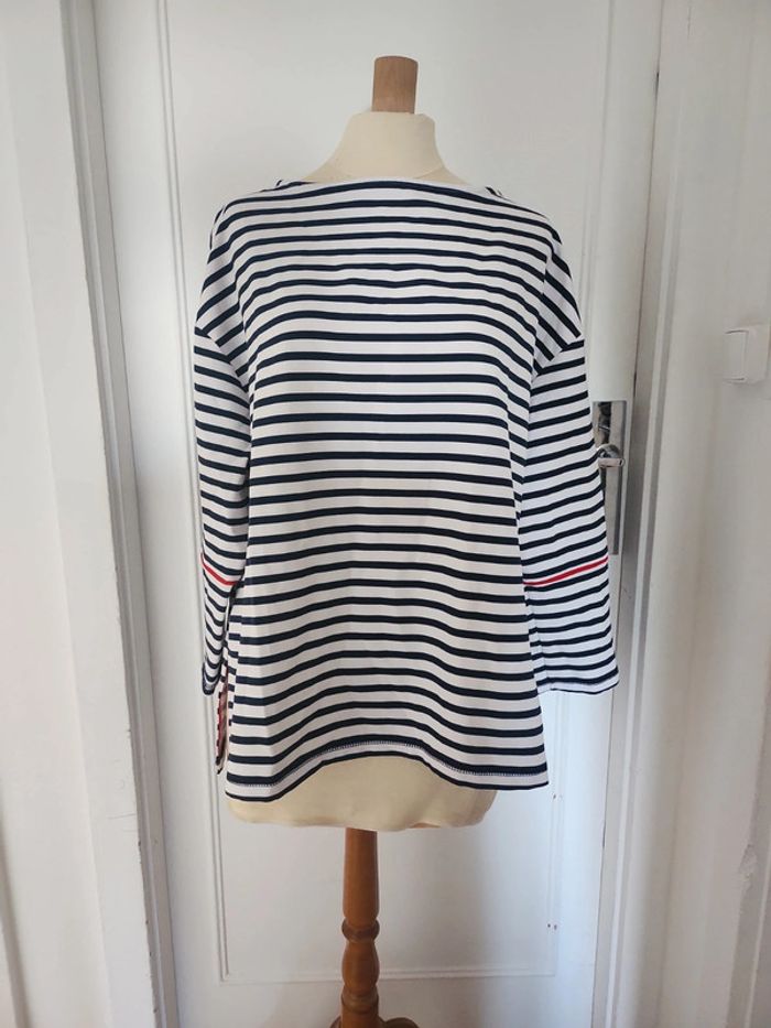 Blouse marine Zara - photo numéro 2