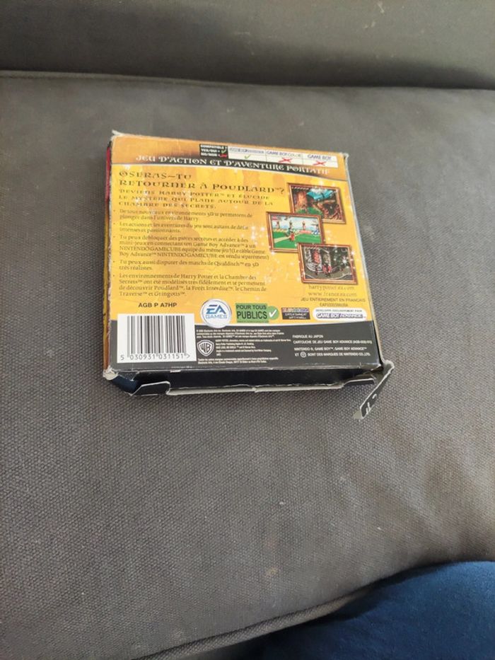 Harry potter et la chambre des secrets nintendo game boy - photo numéro 2